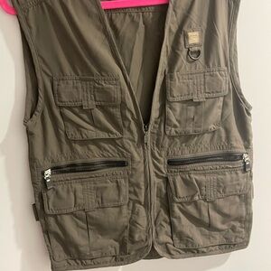 Men's Casual Outdoor Work Vest Safari Fishing Shooting Vests Lightweight
